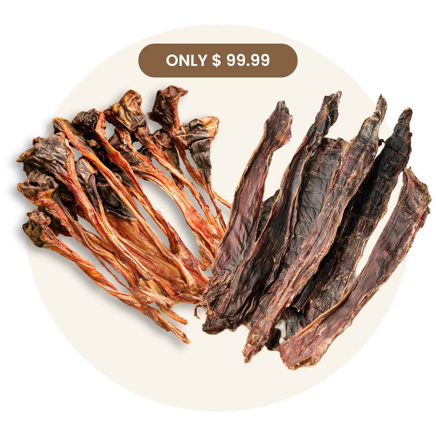 Roo Tendons + Jerky Strips