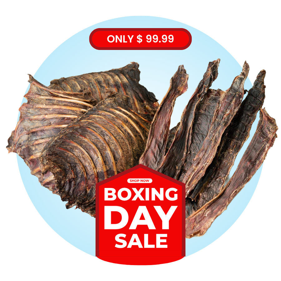 Jerky Strips + Roo Ribs