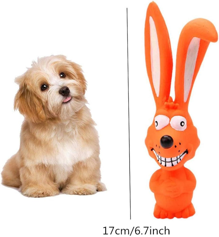 Rabbit Toy Squeeze - Orange