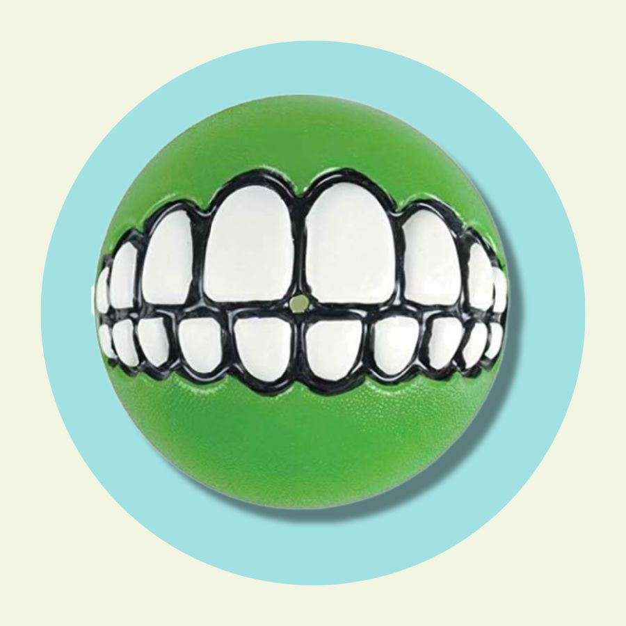 Smiling Grin Fetch Ball (durable)