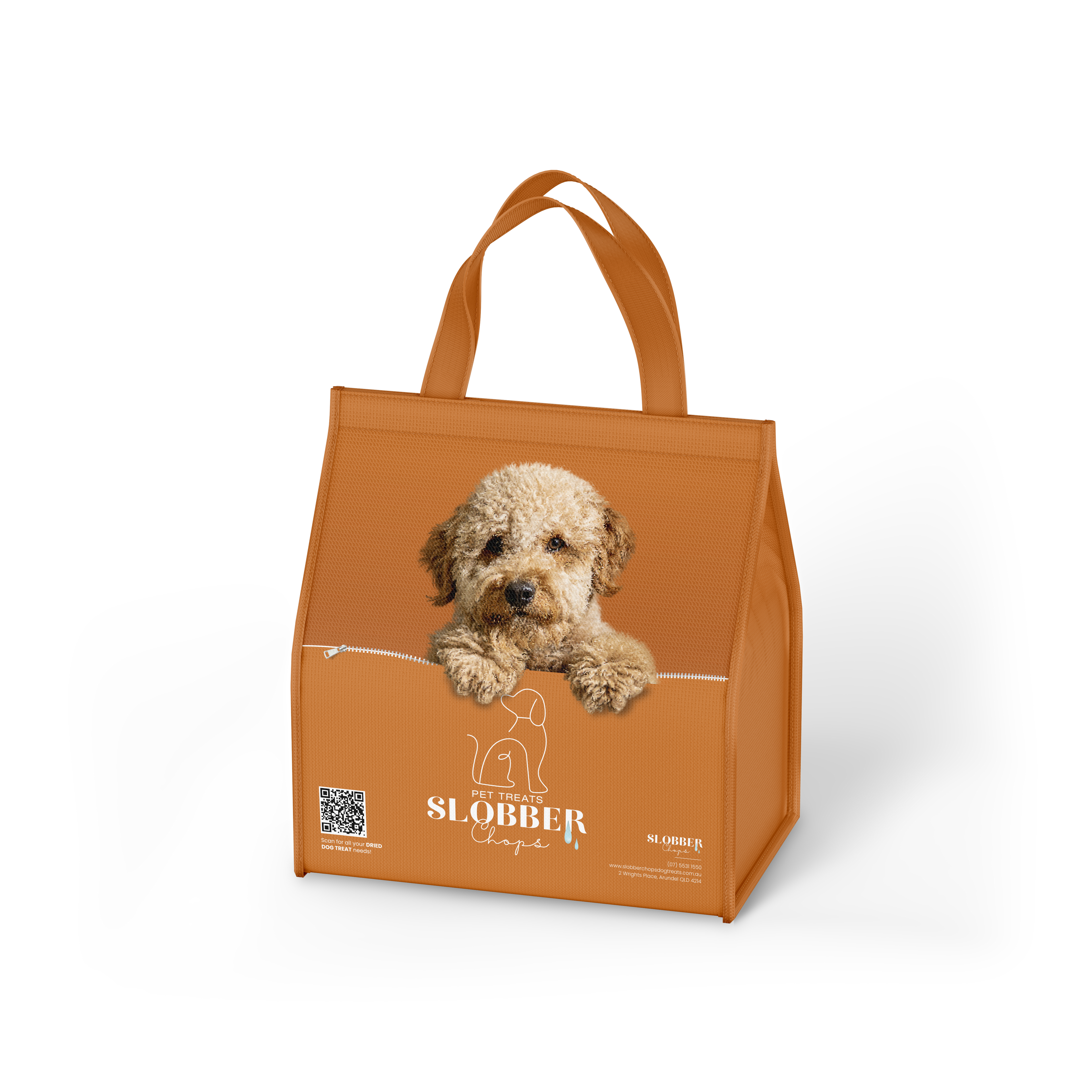 Slobber 🐶🛍️ Slobber Chops Bag – Slobber Chops Dog Treats
